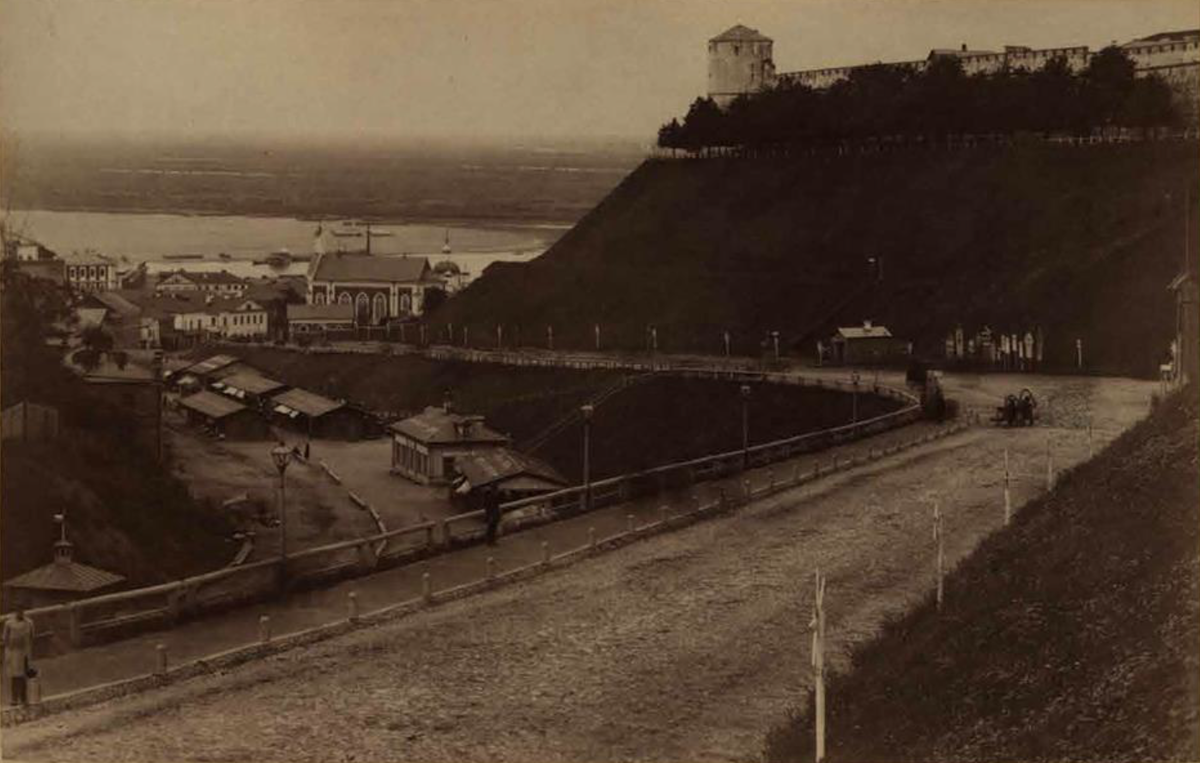Нижний Новгород. Соболевский спуск, 1880-е годы