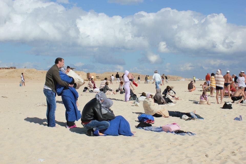 Туристы в последних числах января "греются на солнышке" на "райском острове" недалеко от Хургады