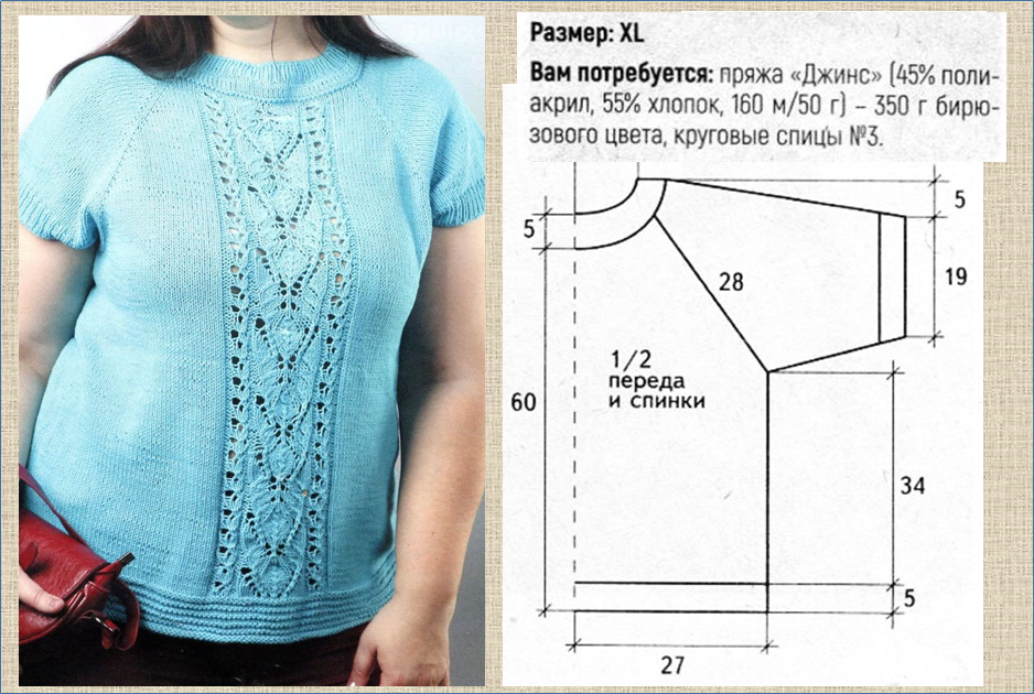 Вязание спицами для женщин (большие размеры) | ВКонтакте