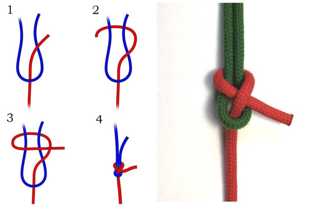 7 быстрых узлов, которые помогут скрепить верёвки, мои способы для разных нужд