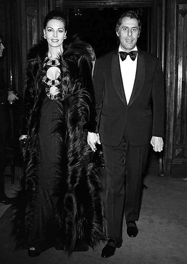 Мишель Мерсье и ее супруг - Клод Бурилло на премьере фильма " Крестный отец" (1972), источник фото - tvbesedka