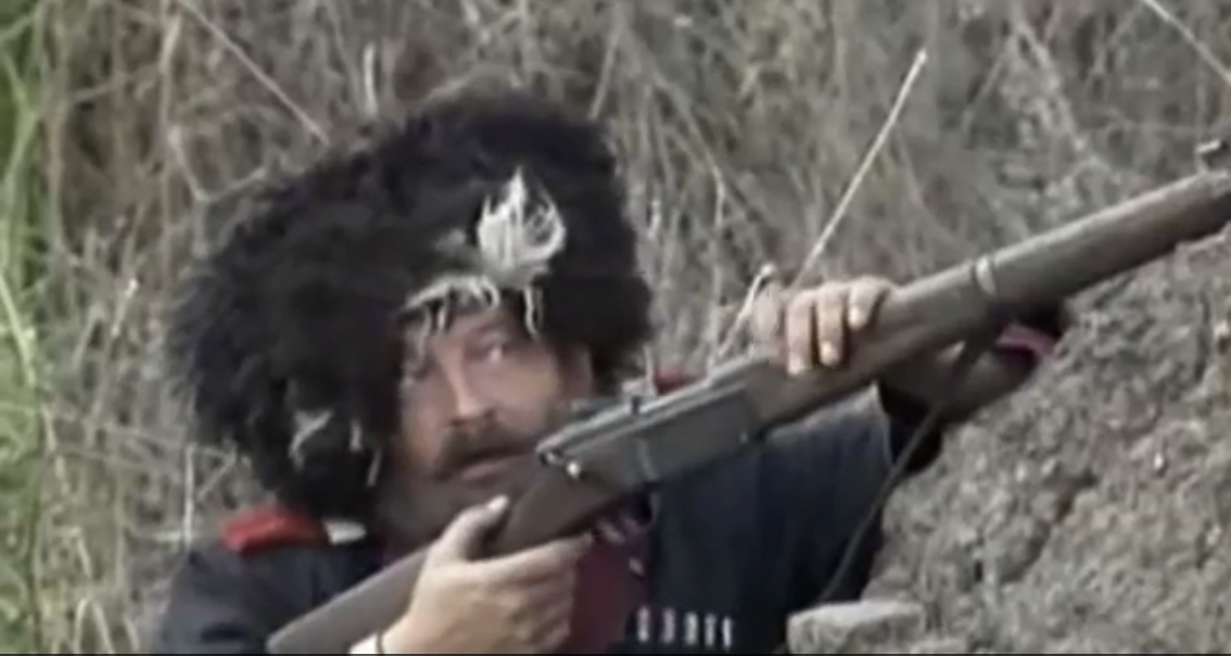 Русские казаки из исторического сериала Баязет про русско-турецкую войну.