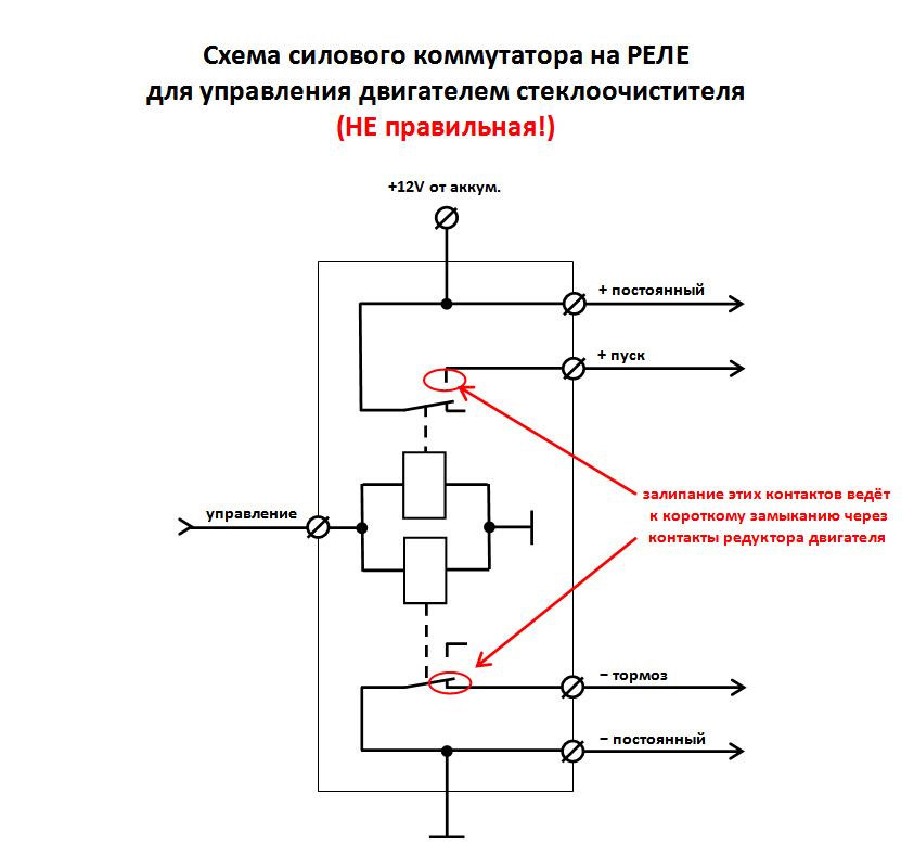 Распиновка реле дворников ВАЗ, Газель, УАЗ, Камаз