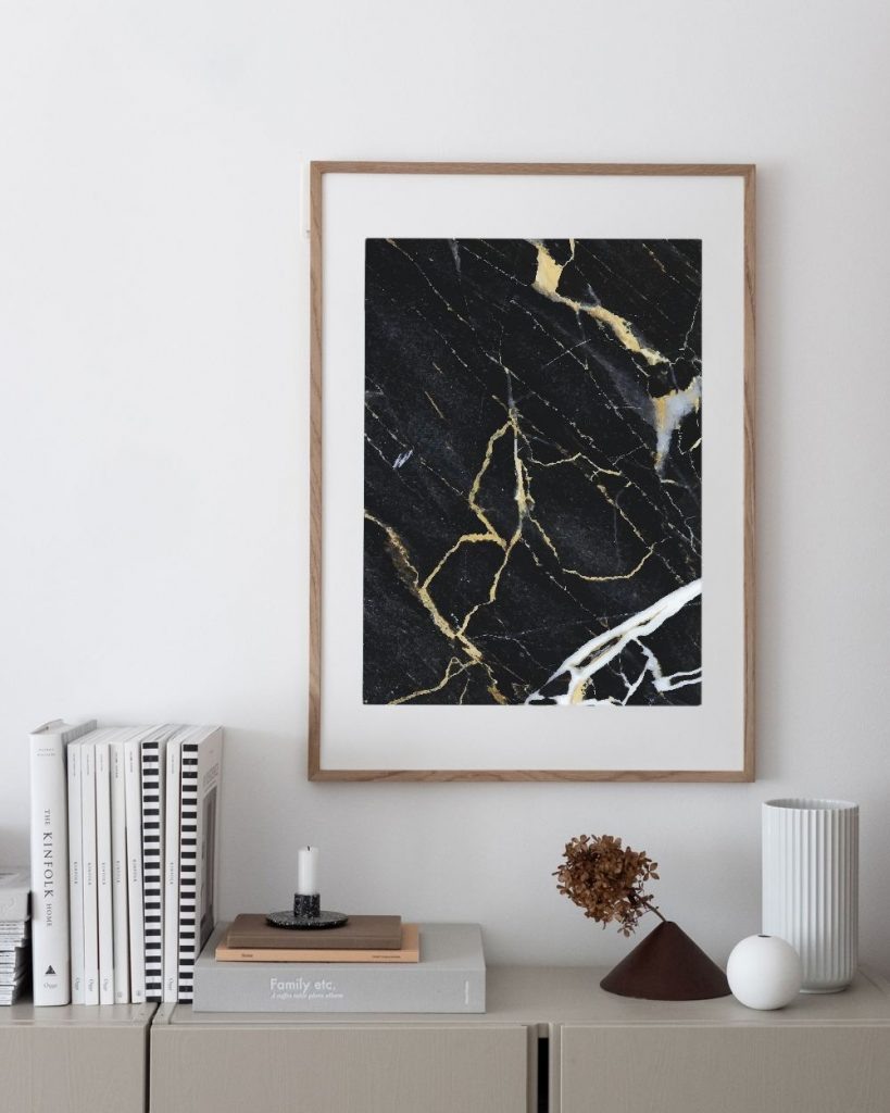 Постер BLUE MARBLE из серии MINERALS, 50x70 см, печать на текстурированной бумаге плотность 270г/м, 5500 руб., domumdecoration.com
