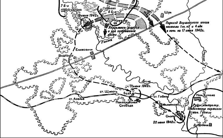 Люблинская операция 1942 карта