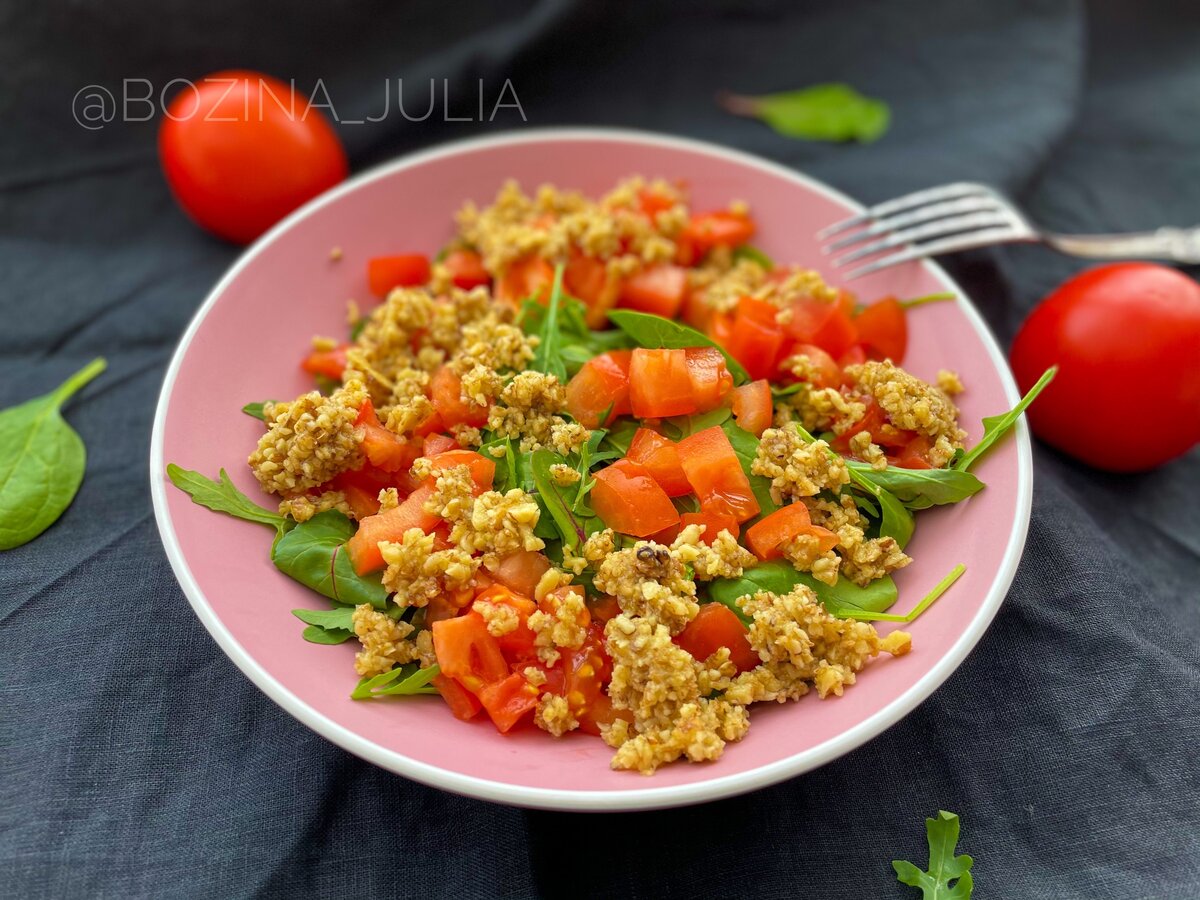 Постный салат тоже должен быть вкусным! И красивым!