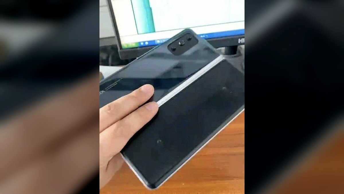 Дизайн задней крышки Xiaomi Mi Mix 4 в разложенном состоянии 