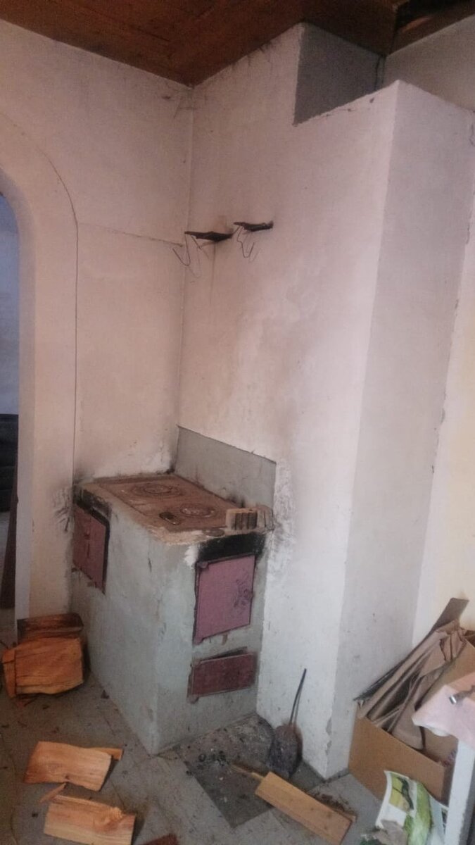 Старая печь. Домашний фотоархив.