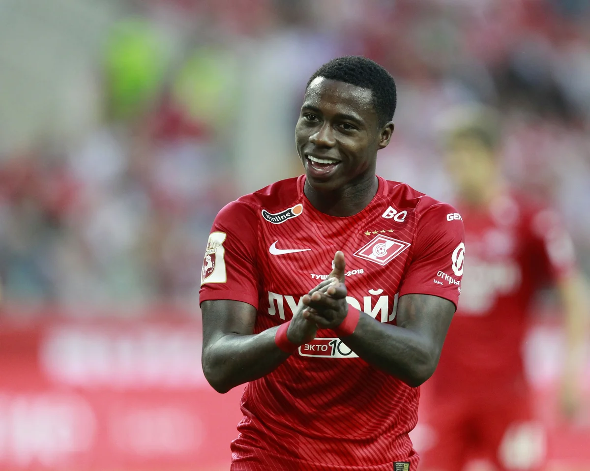 Полузащитник московского "Спартака" Квинси Промес. Фото из интернета.