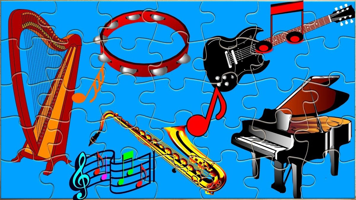 Страна музыкальных инструментов картинка