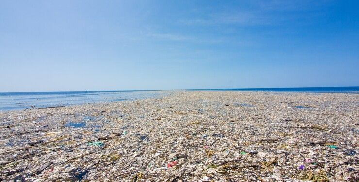 Мусорный "континент" в Тихом океане