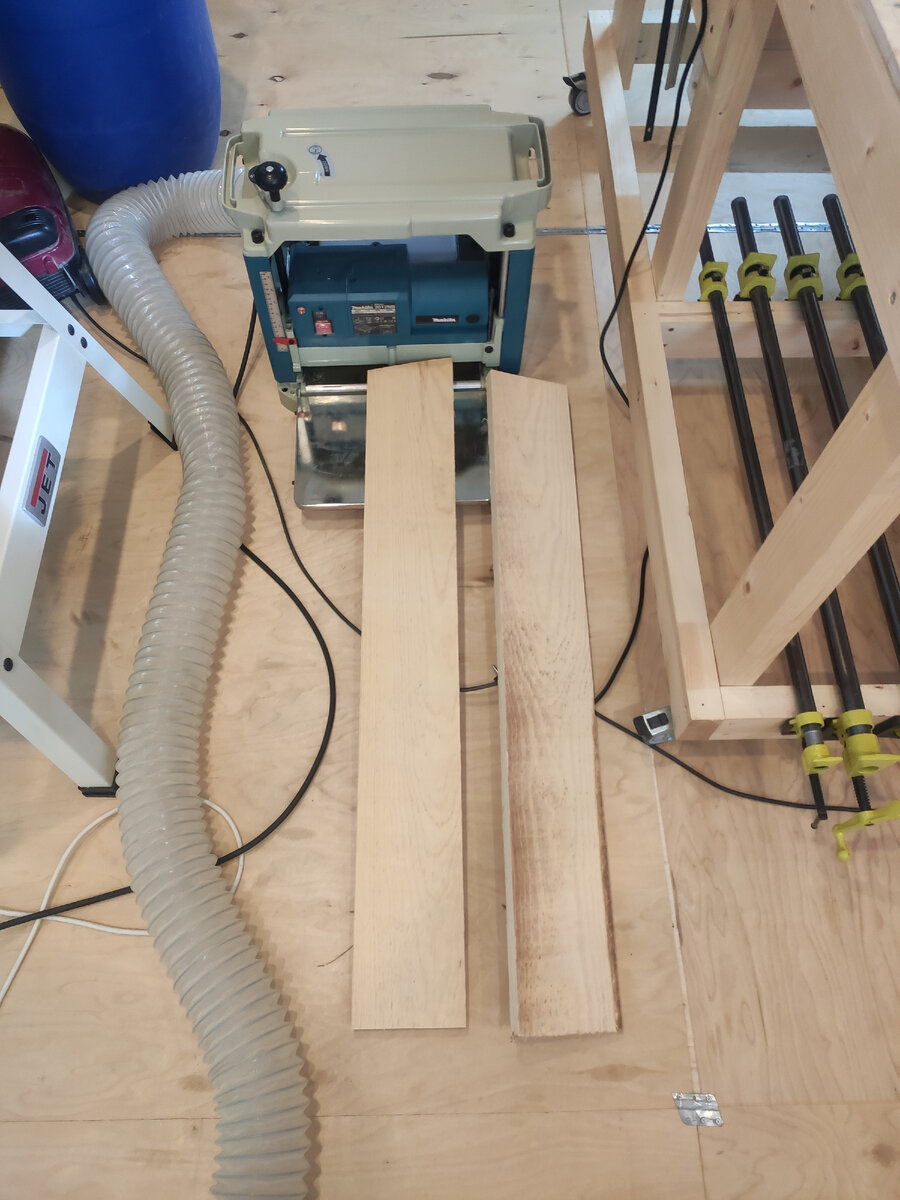 Прогоняем доски через рейсмус