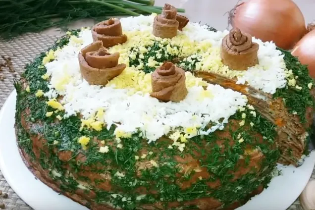 Печеночный торт классический 