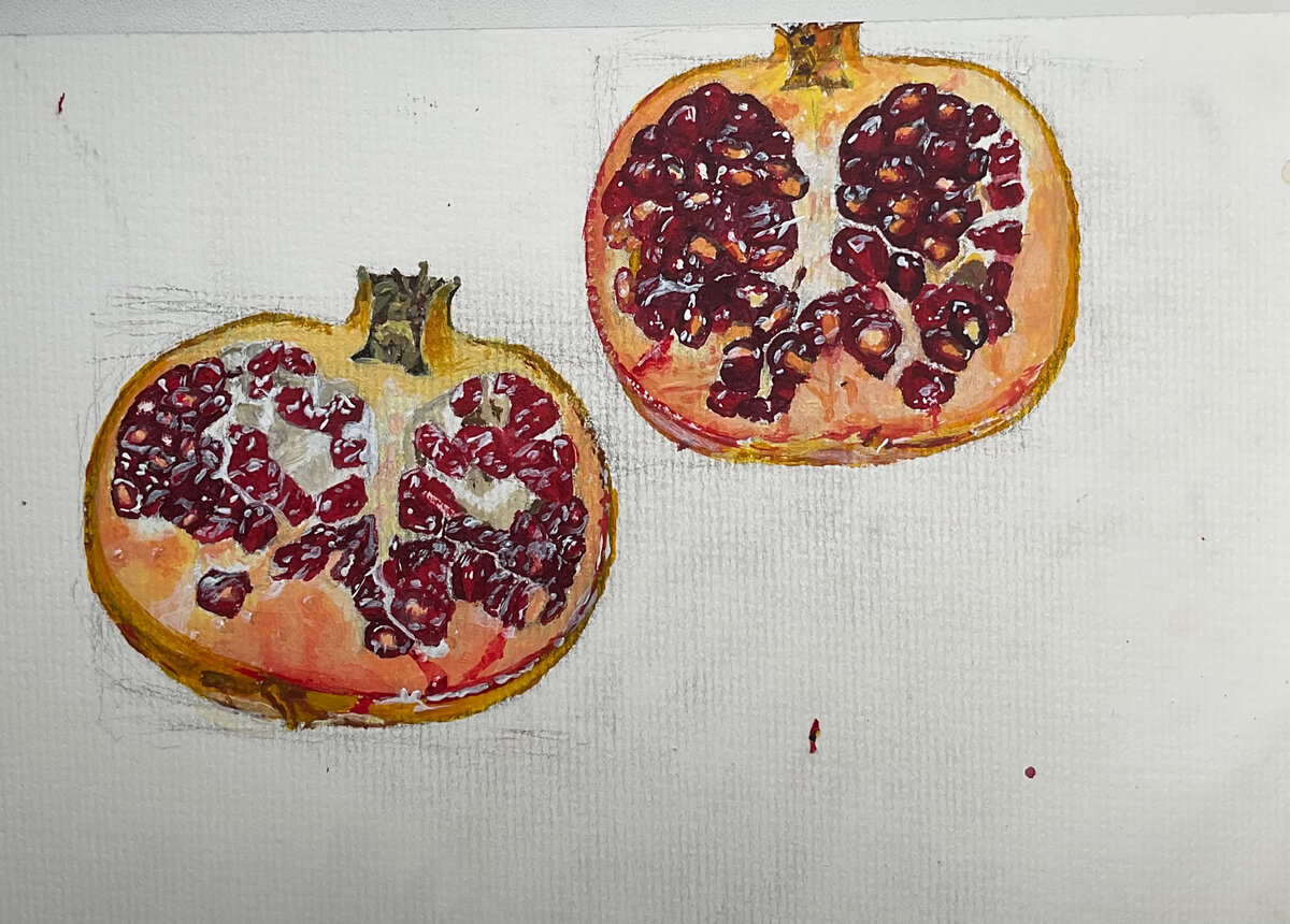 Рисунок акрилом