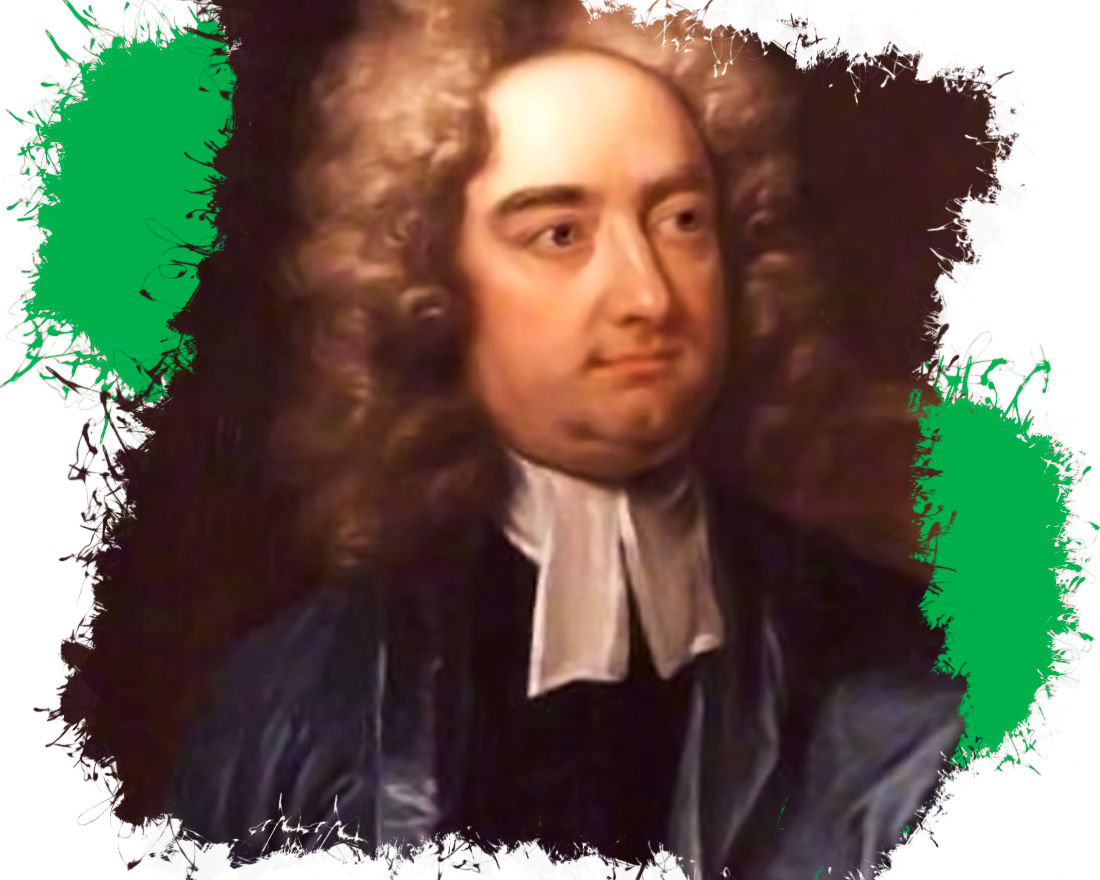 1. Джонатан Свифт — англо-ирландский писатель-сатирик, фантаст, мистификатор и священник англиканской церкви по образованию и роду деятельности