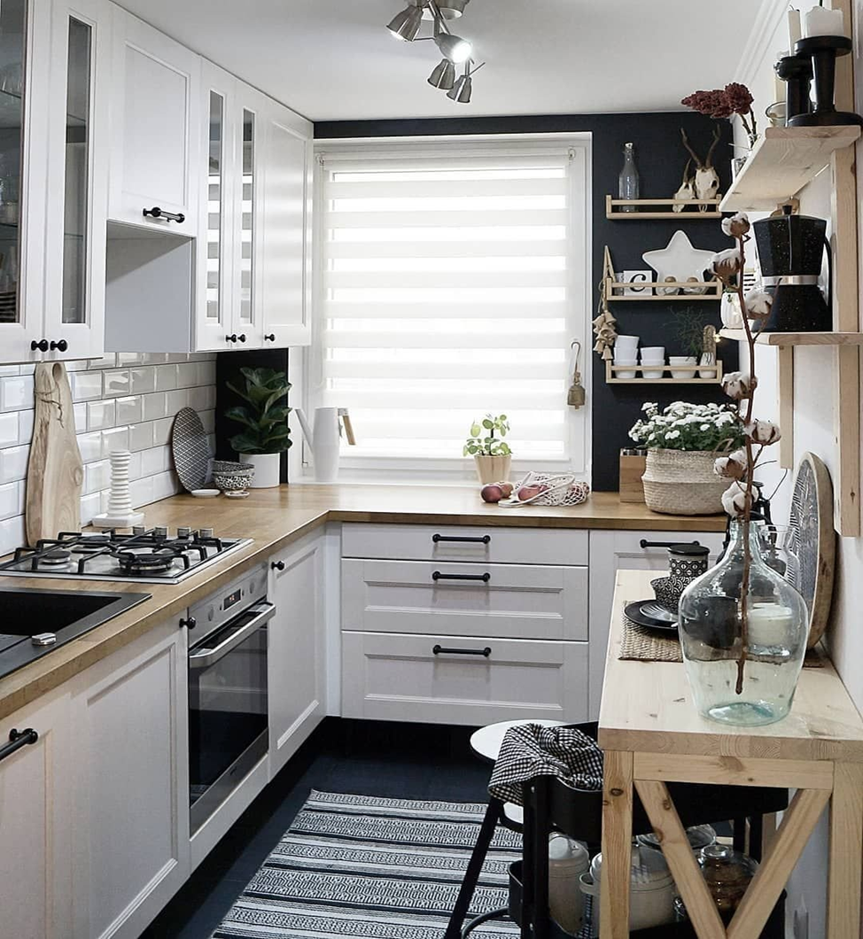 Лучшие идеи кухни. Маленькая кухня. Современная маленькая кухня. Декор маленькой кухни. Кухня в скандинавском стиле.