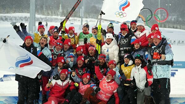    Члены сборной России© РИА Новости / Павел Бедняков