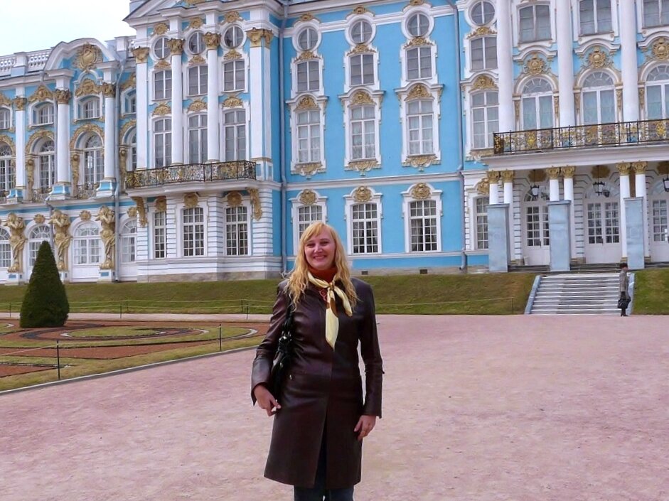 Екатерининский дворец в Царском селе. Пушкин. (Фото автора)
