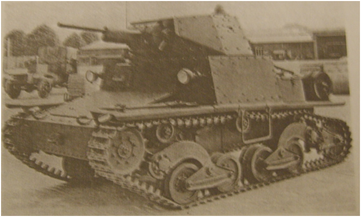 Легкий итальянский танк L6/40.