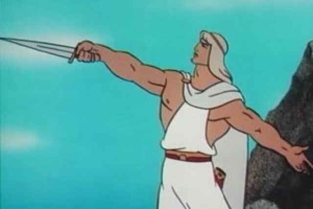 Кадр из мультфильма "Лабиринт. Подвиги Тесея" взят для иллюстрации из Яндекс Картинки.