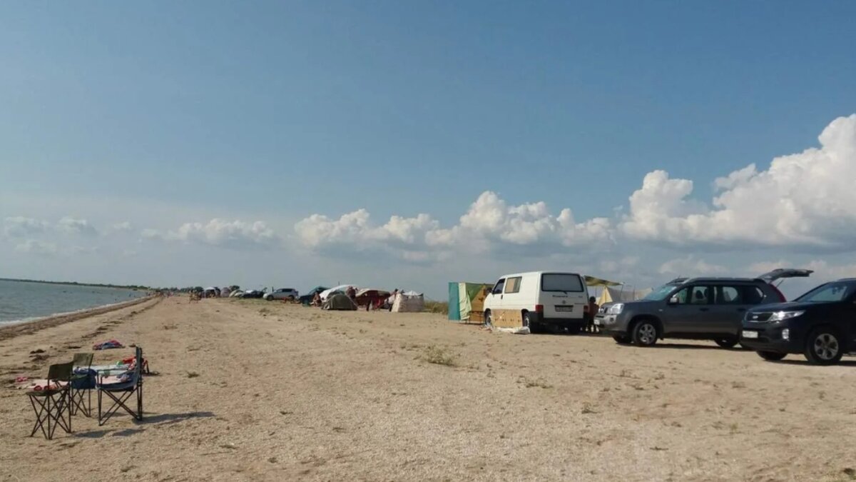 Палатки на Ясенской переправе
