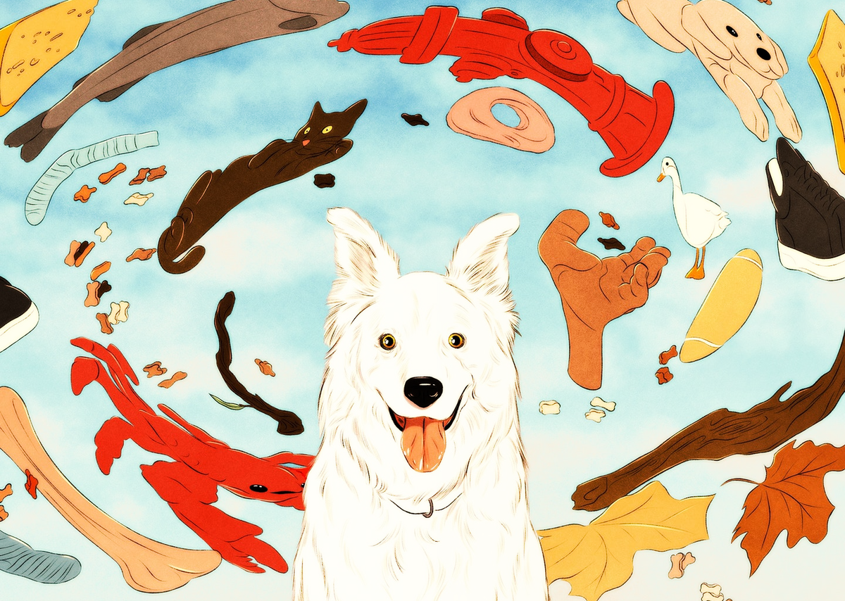 В то время как люди обычно вспоминают воспоминания в виде образов, собаки и кошки могут воспринимать их как запахи или другие чувства. Изабель