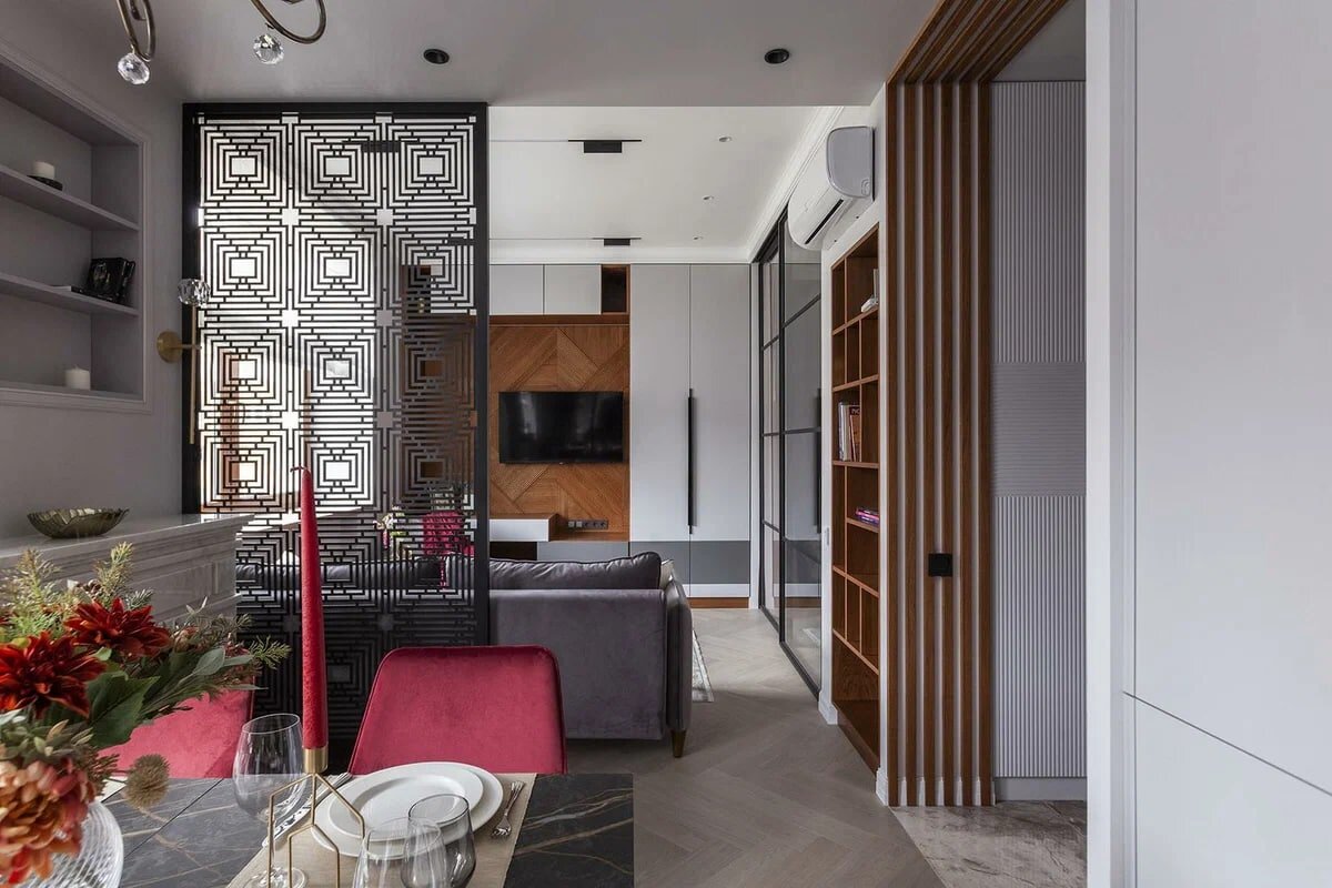 Изысканность и элегантность. Отличная организация пространства на 45 кв.м. старой сталинки