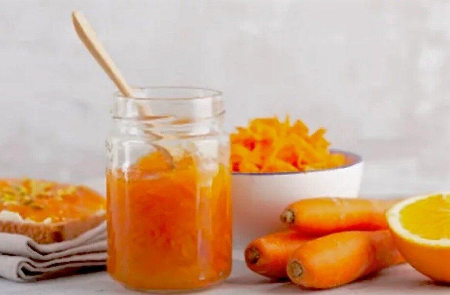 Варенье из моркови с апельсином и лимоном.
