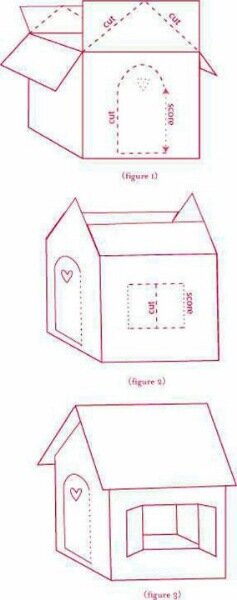 Детализированный чертеж будки | Dog house plans, Dog house, House plans