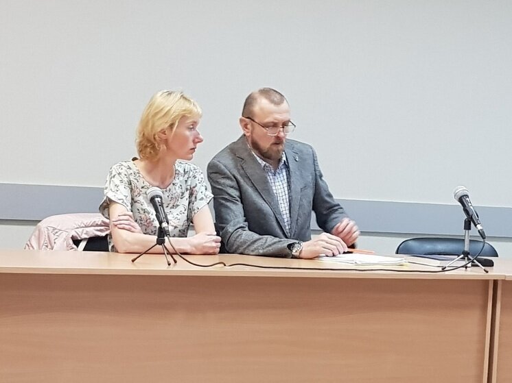     фото Ирина Меркова/ врач-диетолог Людмила Балашова и президент Адвокатской палаты Карелии Андрей Закатов
