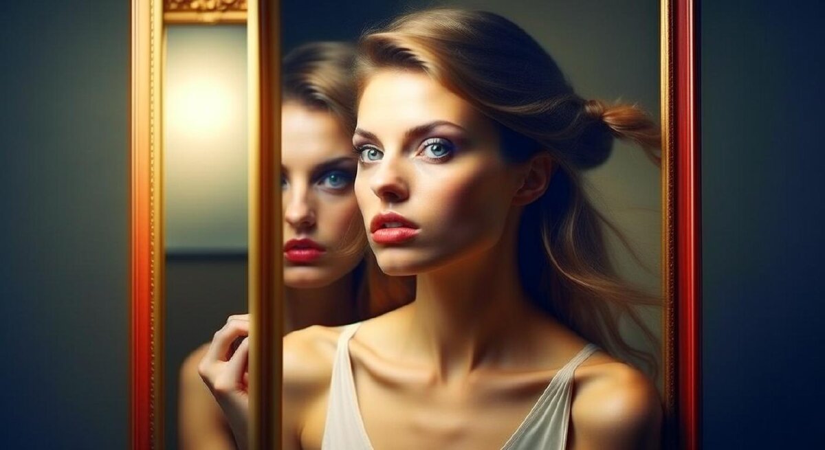 Странная и даже жутковатая картинка, да? Так нейросеть видит нарциссизм