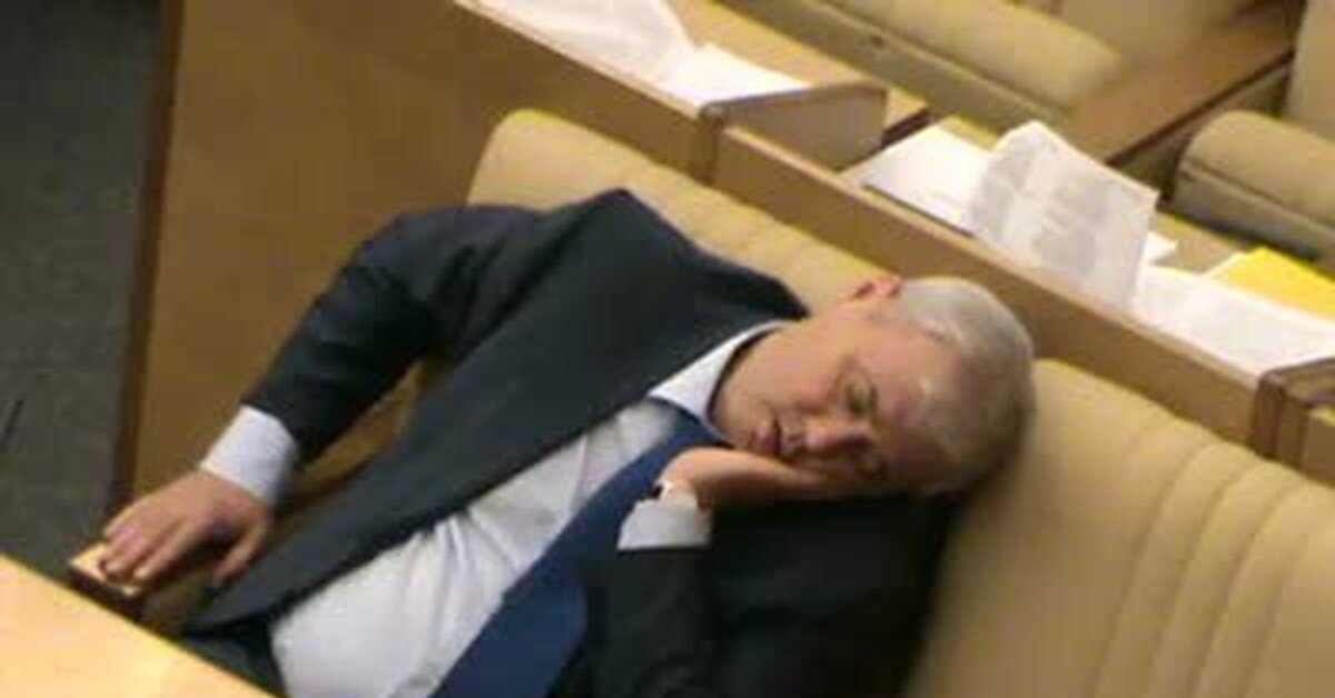 спящий депутат