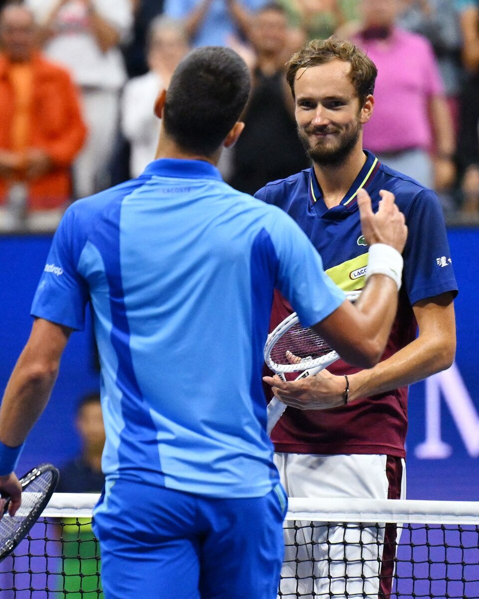 Новак Джокович и Даниил Медведев, US Open