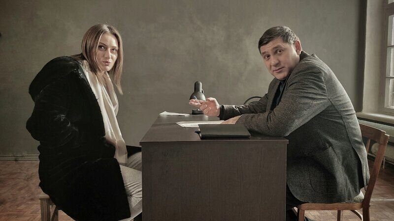 Кадр со съемок сериала «Напарники»