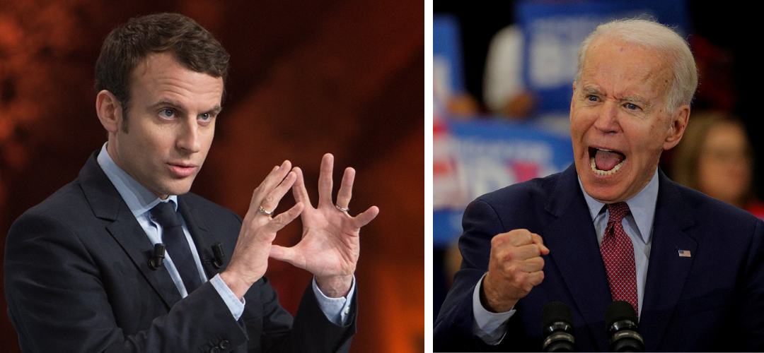 Тестостерон - основной половой гормон, андроген. На фото - президенты Франции  и США