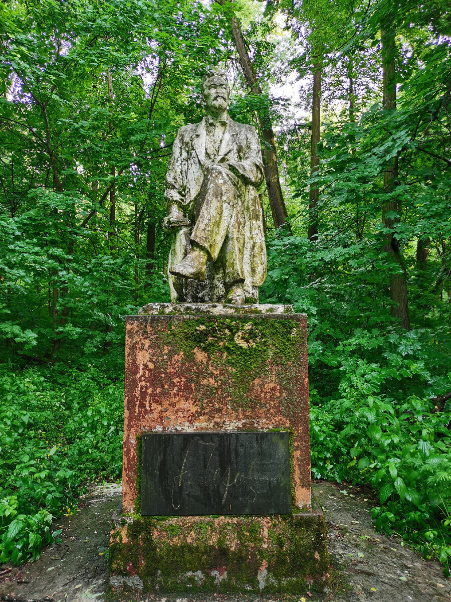 Памятник Чехову. Он тоже любил отдыхать в этих местах