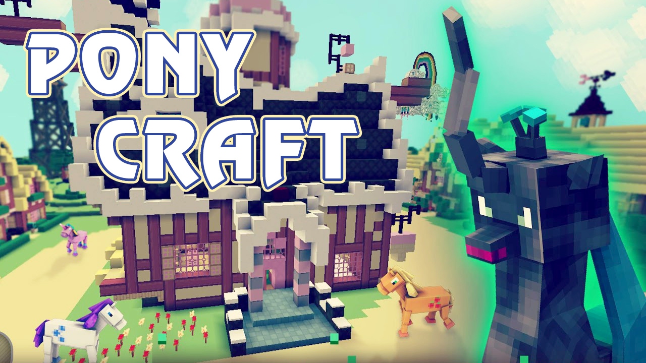 Pony Craft выживание - пиксельные пони с Томо