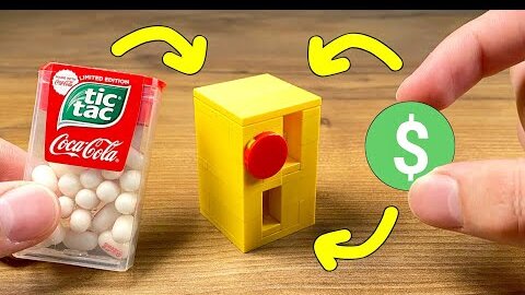 Как сделать Tic Tac Конфетницу с Сейфом из ЛЕГО - Без техник