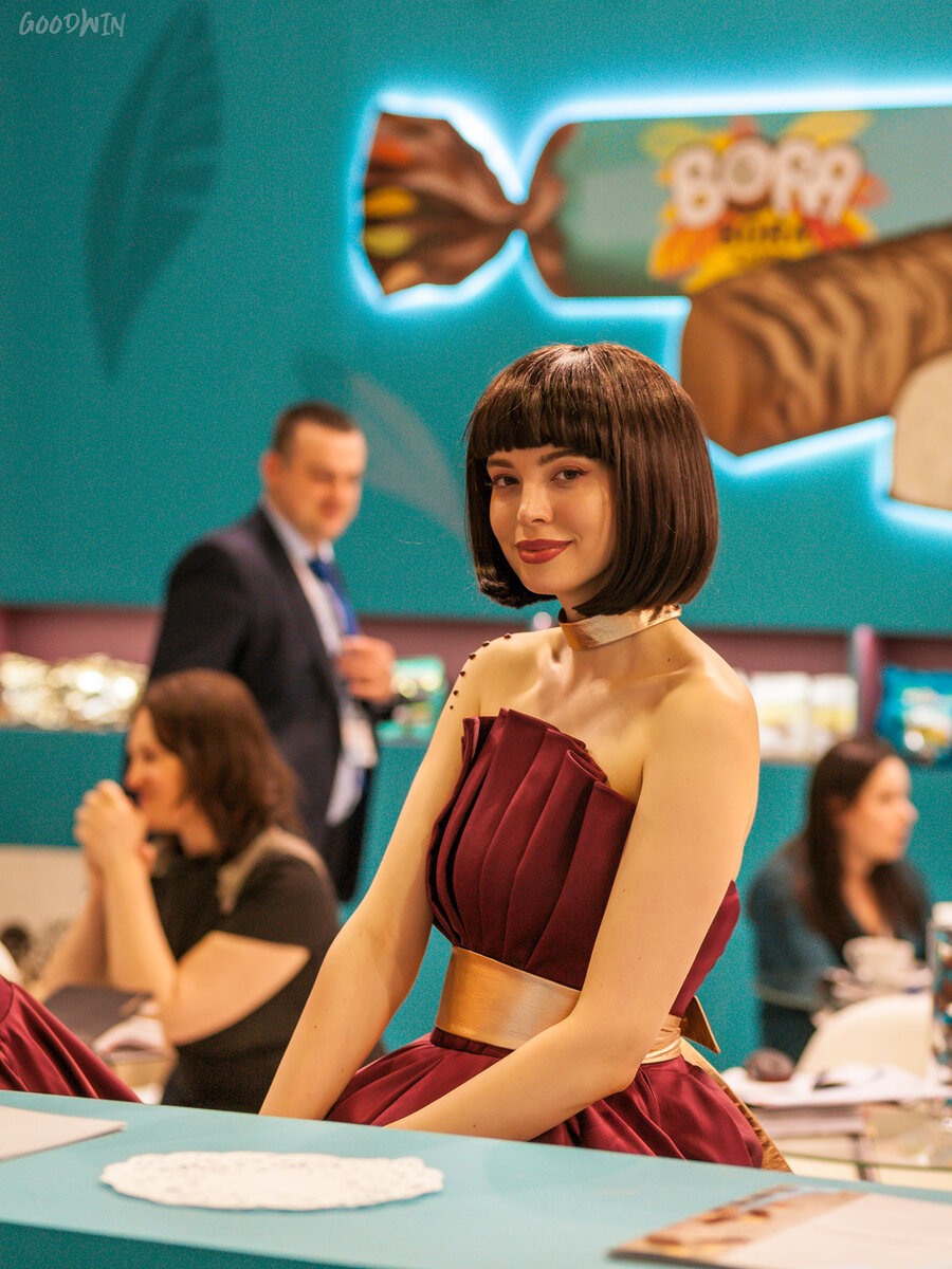 Катя на выставке Продэкспо-2021