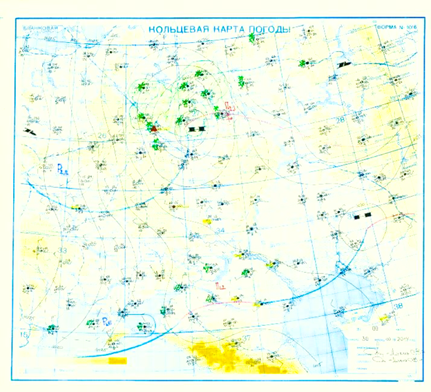 Ати карта. Схема приземной синоптической наноски. Синоптические карты погоды с фронтальным анализом.