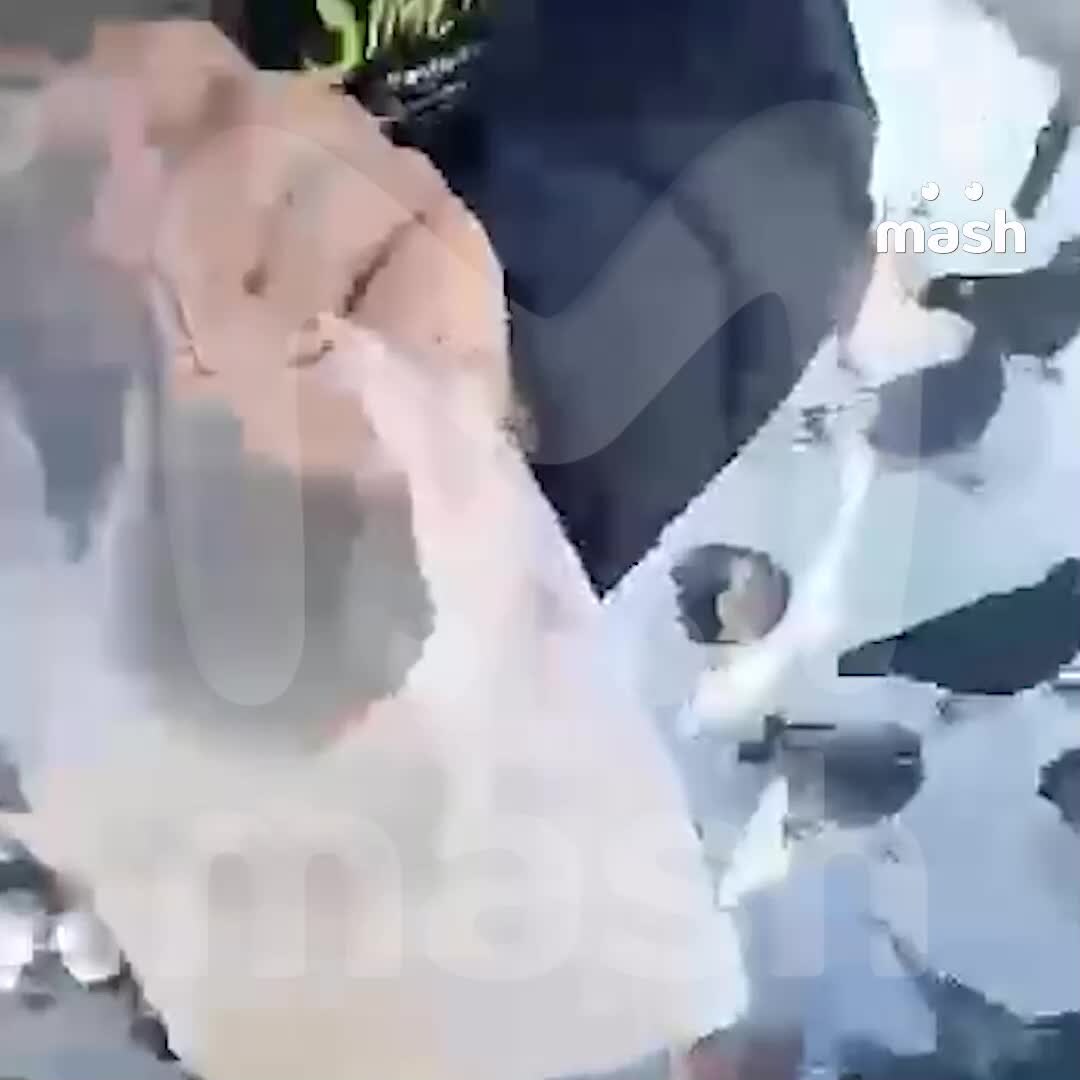    Момент взрыва попал на кадры очевидцев Видео: Mash