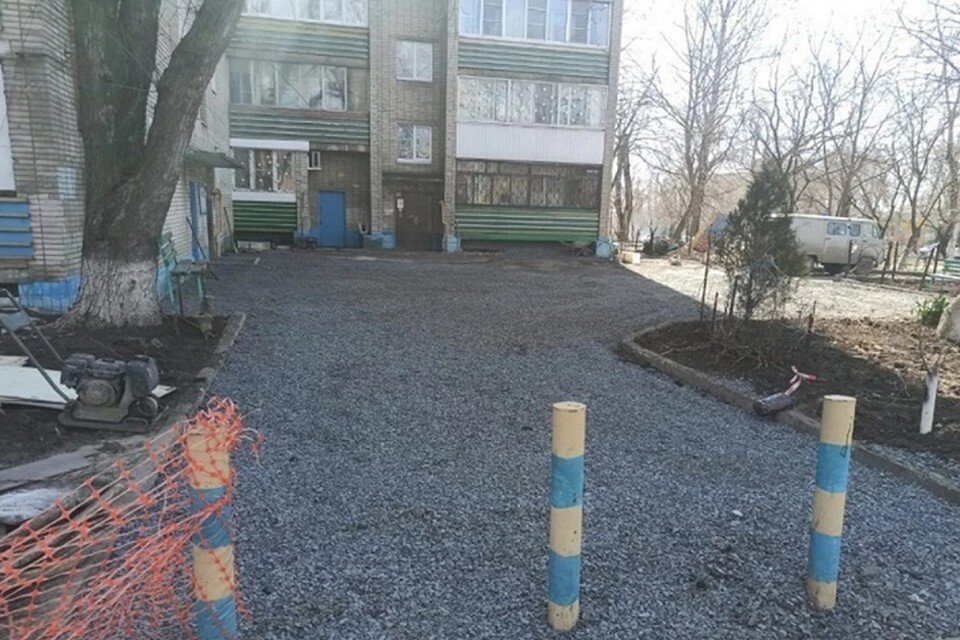     После порыва на залитой территории провели благоустройство. Фото: страница в VK Алексея Логвиненко.