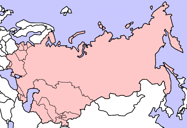    Контурная карта СССР (сc) Morwen