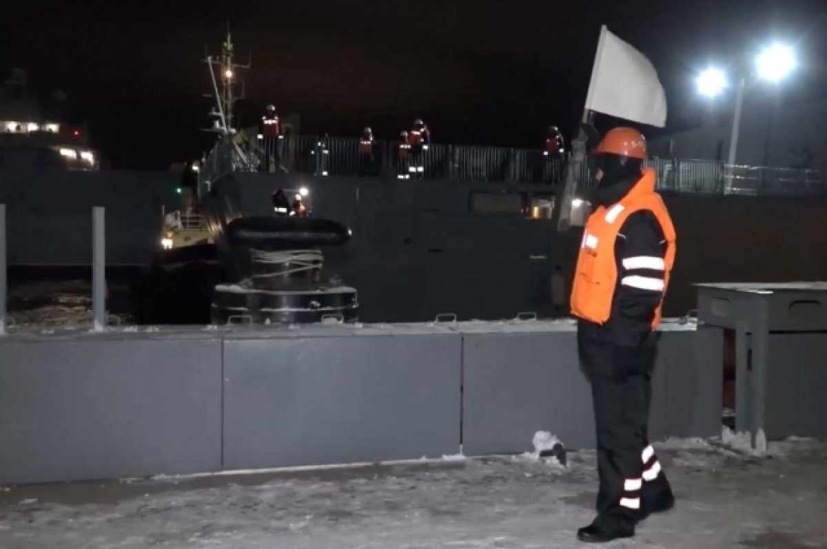    Минобороны РФ показало выход фрегата «Адмирал Горшков» в море