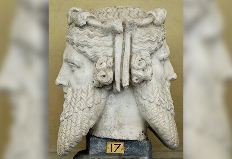 Статуя Януса Бифрона в музеях Ватикана