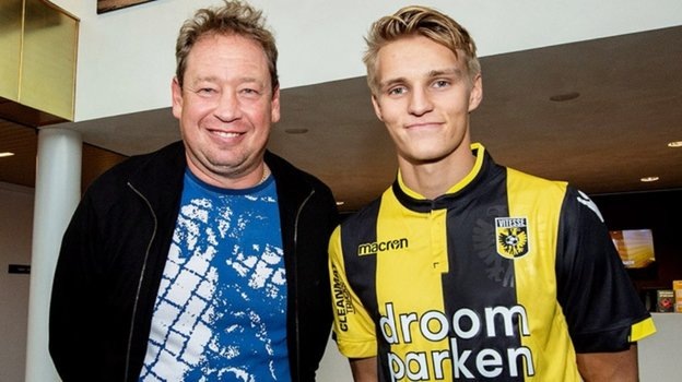    Леонид Слуцкий и Мартин Эдегор.www.vitesse.nl