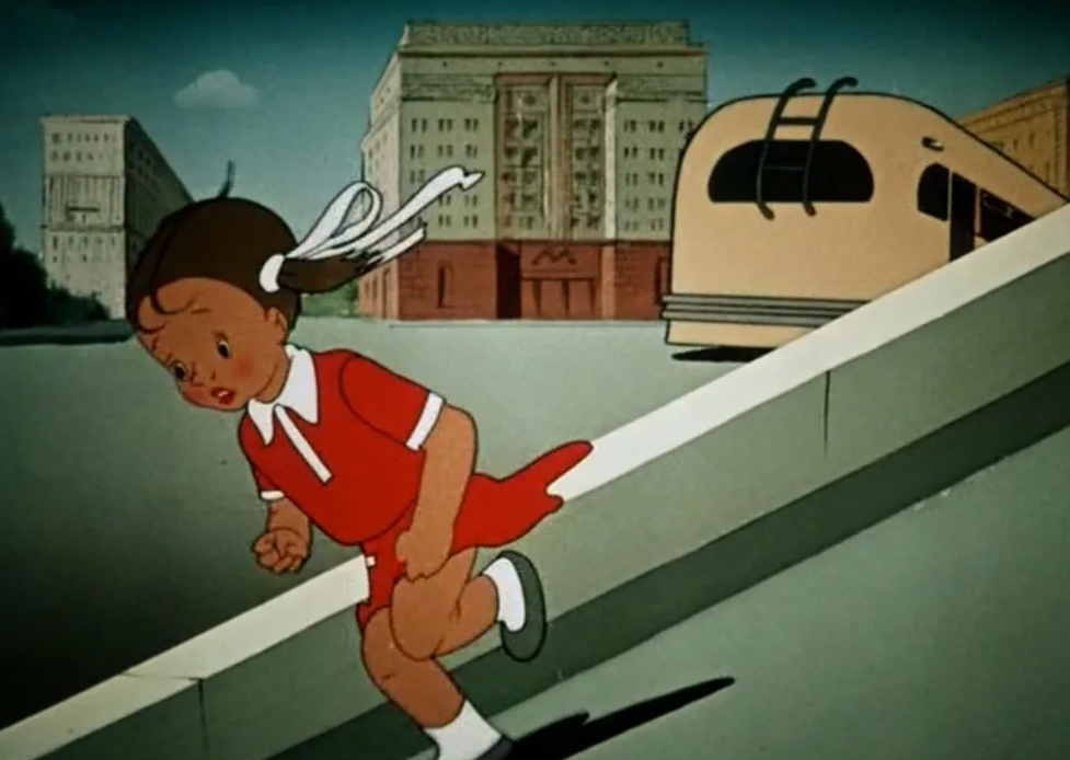 Кадр из мультика "Цветик-семицветик"