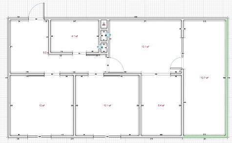 Обмерный план