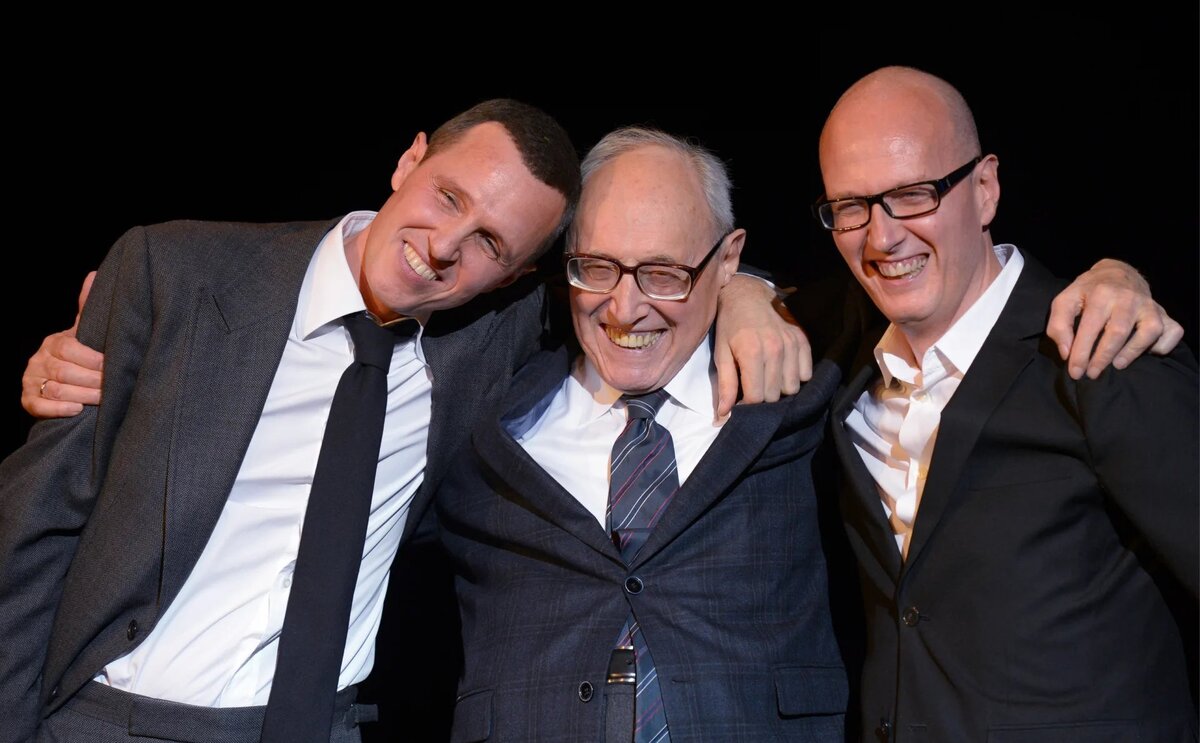 Игорь Верник с отцом и братом