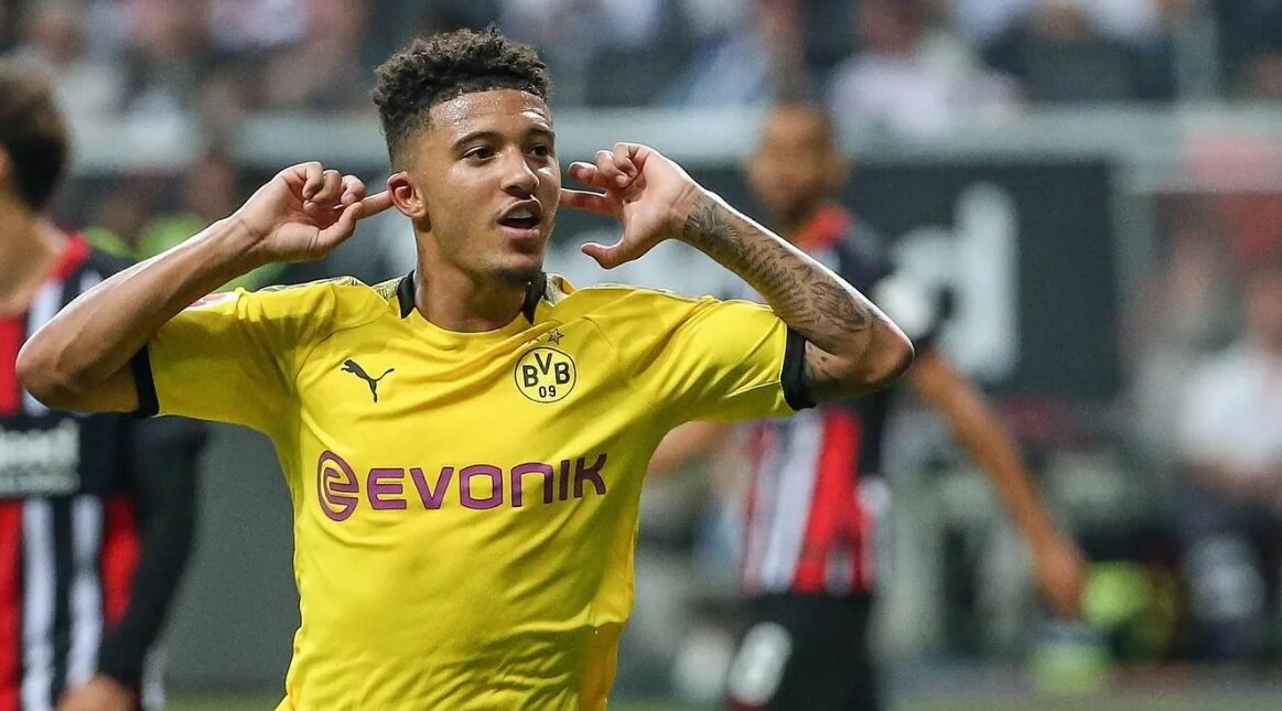 Джейдон Санчо в Боруссии Дортмунд.
